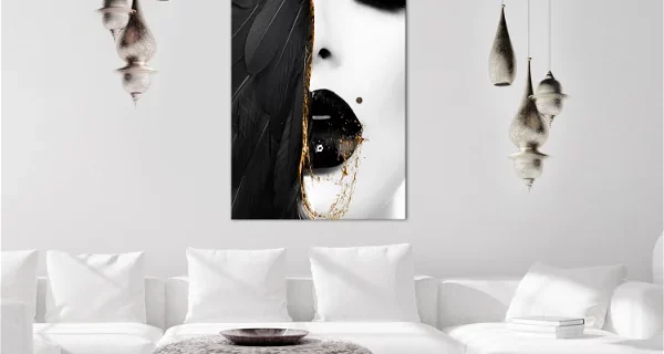 Impression d'art sur toile Angel's Look Vertical