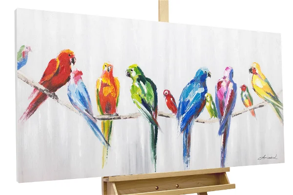 Peinture à la main Amitié colorée