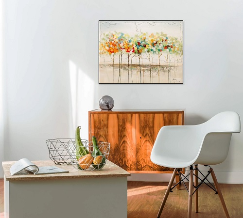peinture acrylique reflet touffu