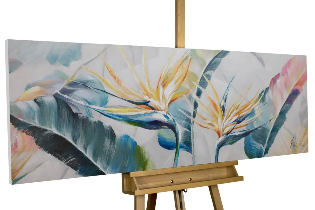 peinture acrylique herbe bruissante