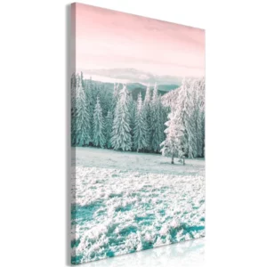 Art print on canvas 'Severe Winter Vertical'