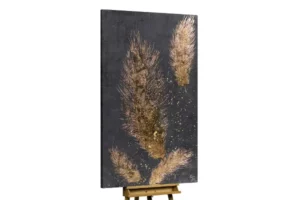 XXL Oil Painting 'Powerful Feathers'