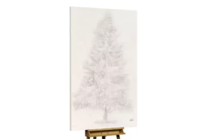 XXL oil painting 'White Wonderland'