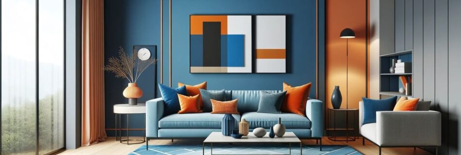 la technique du color blocking dans la décoration d'intérieur