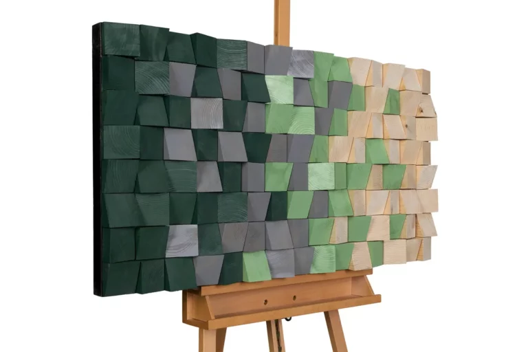 Tableau en bois 'Spring Colours'