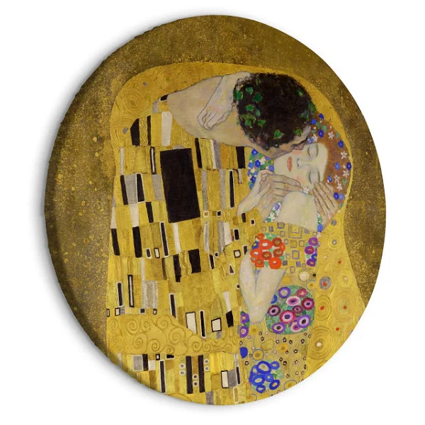 Circle Painting 'Klimt's The Kiss'