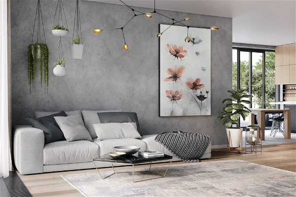 XXL Tableaux à l'huile 'Awakening of the Flowers'