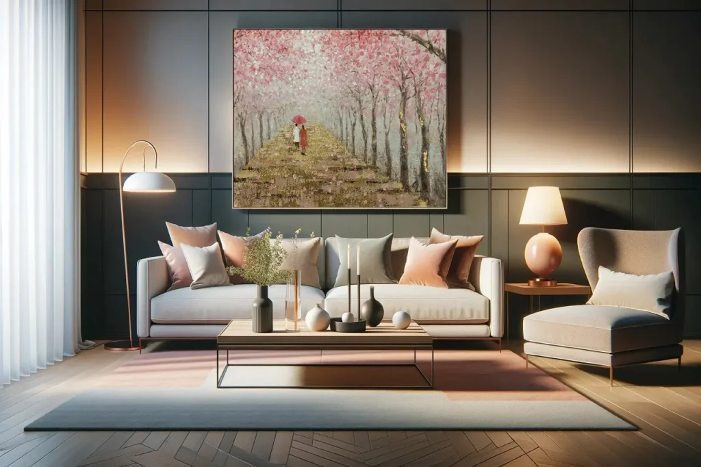 Palette de couleurs romantique pour la Saint Valentin