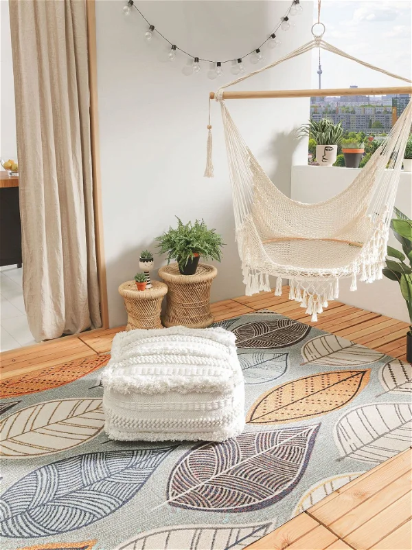 Tapis 'Jerry Multicolour/Grey'