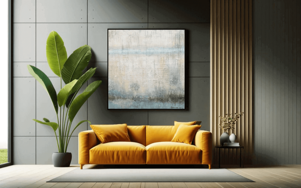 Peinture peinte à la main "Journée mouvementée