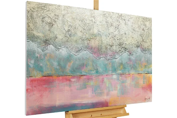 Tableau peint à la main 'Les pensées sont libres'