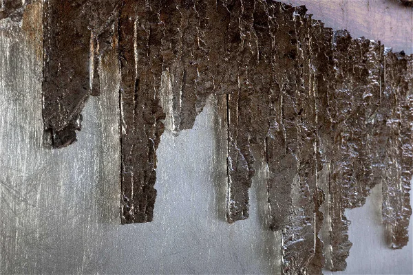 Tableau en bois 'Skycraper Silhouette'