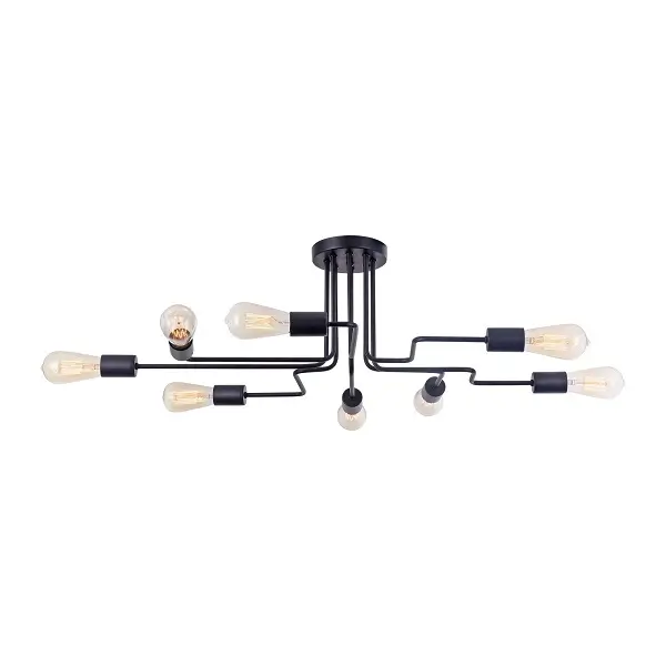 plafonnier métal gilbert 2 | style moderne et contemporain | 59x22,7x87 cm