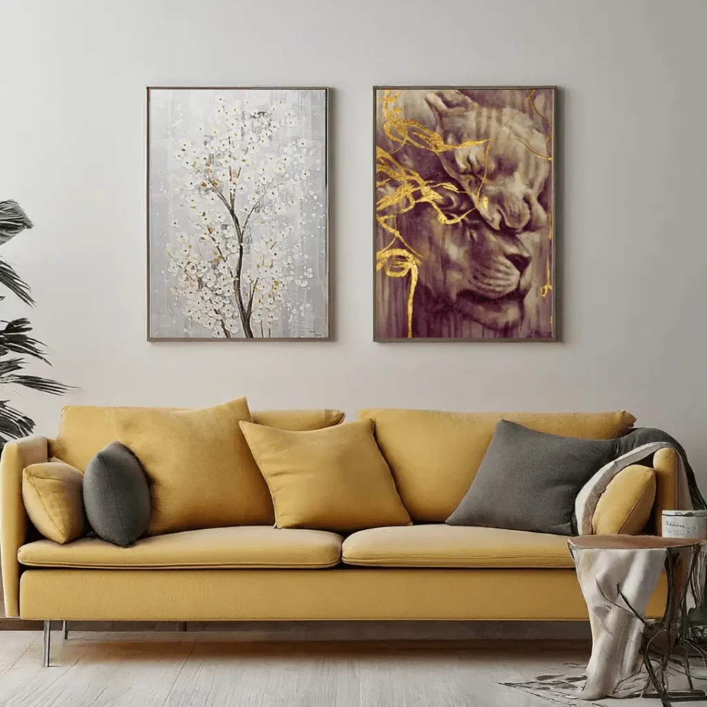 Peinture à la main 'Witness of Life'