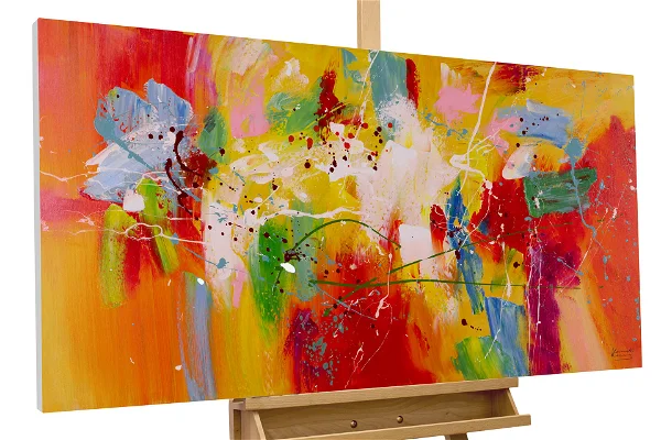 nonfigurative art colourful limited editions paintings acrylic handsigned painting