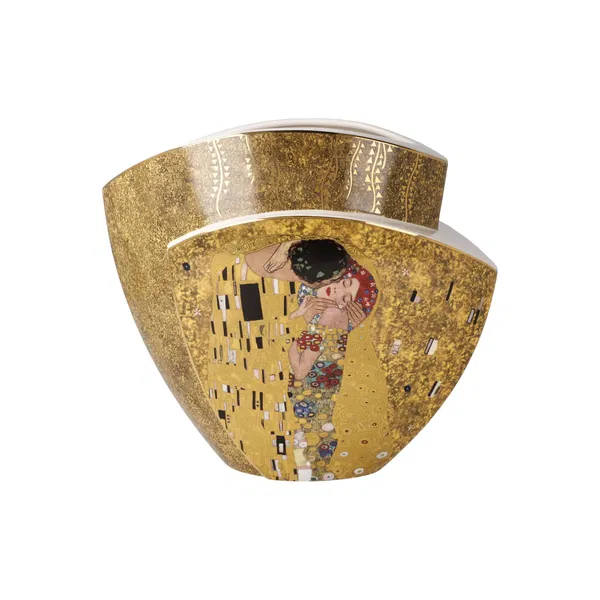 Porcelain vase 'Golden Affection' by Gustav Klimt