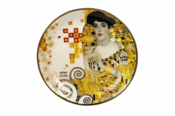 Porcelain wall art 'Lovely Adele' by Gustav Klimt