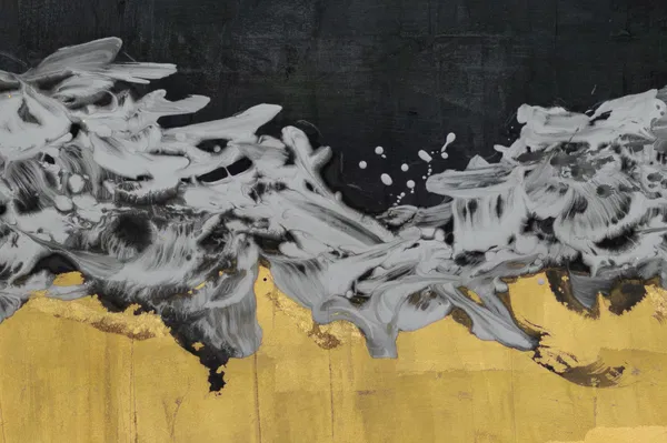 Framed acrylic painting 'Nightly Thunderstorm'3