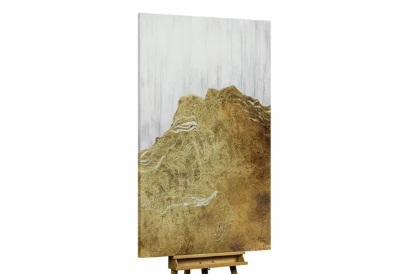 XXL Oil paintings 'Surrounded by Gold'