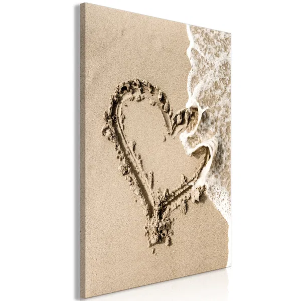 Art print on canvas 'Wave of Love Vertical'