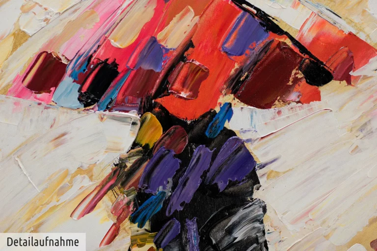 kl01886-mensch-paar-liebe-regenschirm-rot-modern-acryl-gemaelde-oel-bild-03