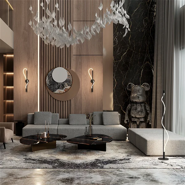 Lampadaire design Tau
