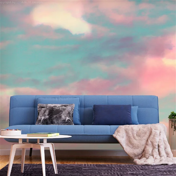 Papier peint autocollant 'Fire Clouds'