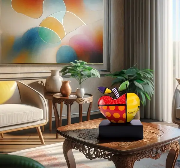 Figurine porcelaine 'The Apple of the Fable'